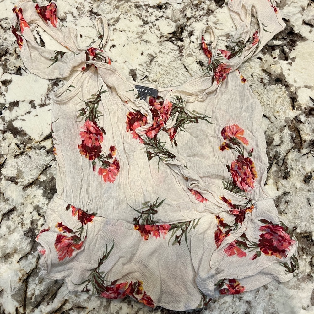 Off the shoulder blouse tank top
